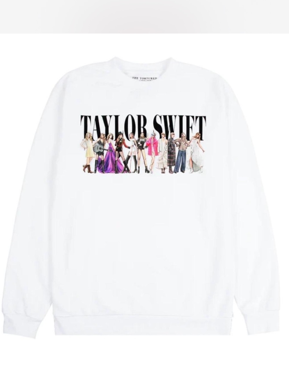 Taylor Swift Lover Era crewneck crew pullover sweatshirt Swiftie white Midnights